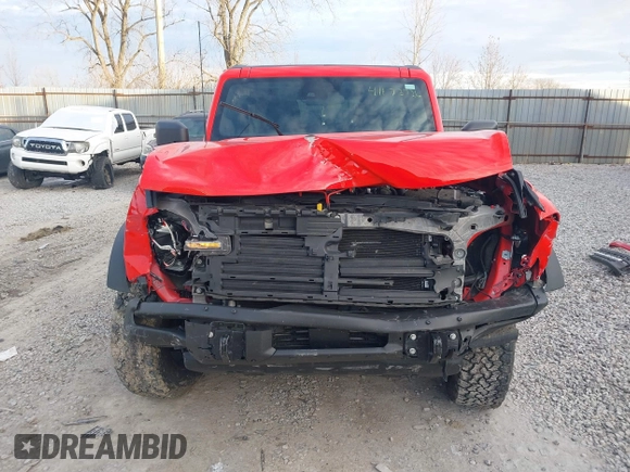 2022 Ford Bronco with VIN 1FMEE5BP0NLA81453, listed as a IAAI auction lot 41173726 with 33,789 mi miles. Bid and sale history available at carsss.com. Image 13.