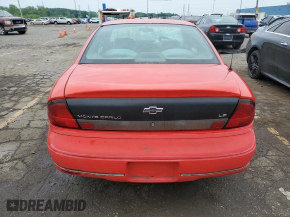 1997 Chevrolet Monte Carlo LS with VIN 2G1WW12M1V9225306, listed as a Copart auction lot 60445135 with 171,404 mi miles and Clean title. Bid and sale history available at DreamBid. Image 6.