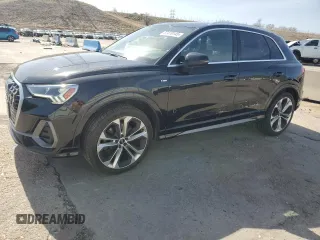 2020 Audi Q3 S line Premium Plus with VIN WA1EECF30L1080273, listed as a Copart auction lot 52419145 with 75,118 mi miles and Salvage title. Bid and sale history available at DreamBid. Image 1.