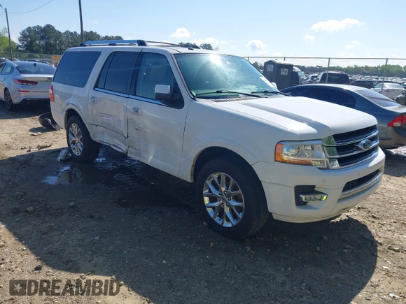 2017 Ford Expedition Max Limited z VIN 1FMJK1KT4HEA61275, wystawiony jako IAAI lot #42010911 z przebiegiem 166 047 mil mil oraz . Historia ofert i sprzedaży dostępna na DreamBid. Obrazek 1.