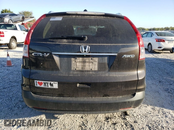 2014 Honda CR-V EX-L with VIN 2HKRM4H72EH646798, listed as a Copart auction lot 73548064 with 166,147 mi miles and Salvage Title. Bid and sale history available at carsss.com. Image 6.