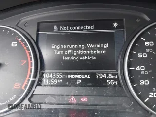 2017 Audi A4 Premium with VIN WAUGNAF4XHN005847, listed as a IAAI auction lot 41791442 with 104,355 mi miles. Bid and sale history available at carsss.com. Image 7.