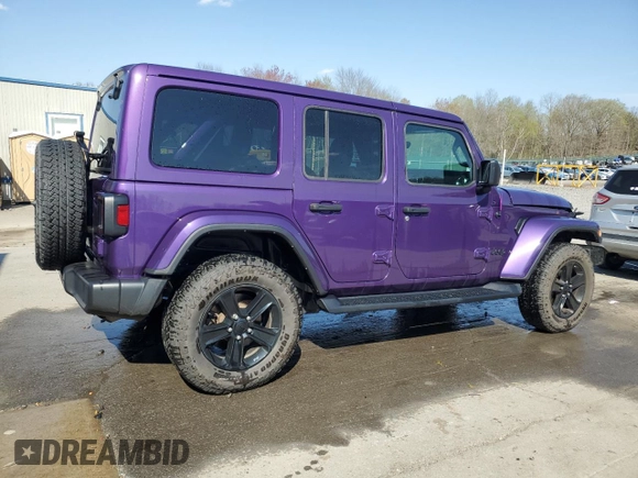 2023 Jeep Wrangler Sahara с VIN 1C4HJXEN9PW589084, выставлен на аукционе Copart как лот 54208125 с пробегом 48 943 миль миль и Списание • Salvage title. История ставок и продаж доступна на DreamBid. Изображение 3.