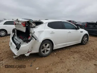 2015 Kia Optima LX with VIN 5XXGM4A74FG515581, listed as a Copart auction lot 46429045 with 117,379 mi miles and Salvage Title. Bid and sale history available at carsss.com. Image 3.