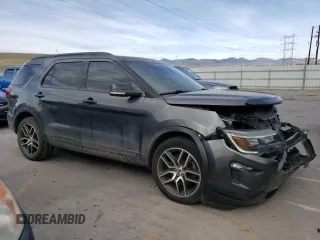 2018 Ford Explorer Sport with VIN 1FM5K8GT6JGA74154, listed as a Copart auction lot 47808035 with 61,974 mi miles and Salvage Title. Bid and sale history available at DreamBid. Image 4.