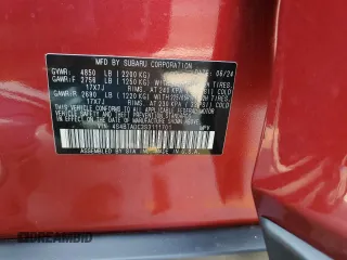 2025 Subaru Outback Premium with VIN 4S4BTADC3S3111701, listed as a Copart auction lot 67938994 with 218 mi miles and Salvage Title. Bid and sale history available at carsss.com. Image 12.