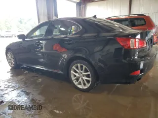 2012 Lexus IS 250 with VIN JTHCF5C21C5059246, listed as a Copart auction lot 63301575 with 159,033 mi miles and Salvage title. Bid and sale history available at DreamBid. Image 2.