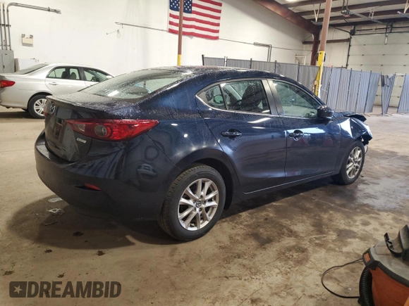 2016 Mazda 3 i Touring z VIN JM1BM1V73G1348484, wystawiony jako Copart lot #60684625 z przebiegiem 58 770 mil mil oraz Szkoda całkowita • Salvage title. Historia ofert i sprzedaży dostępna na DreamBid. Obrazek 3.