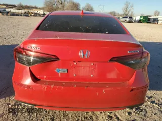 2024 Honda Civic Sedan Touring with VIN 2HGFE1F96RH321560, listed as a Copart auction lot 87313714 with 0 mi miles and Salvage Title. Bid and sale history available at carsss.com. Image 6.