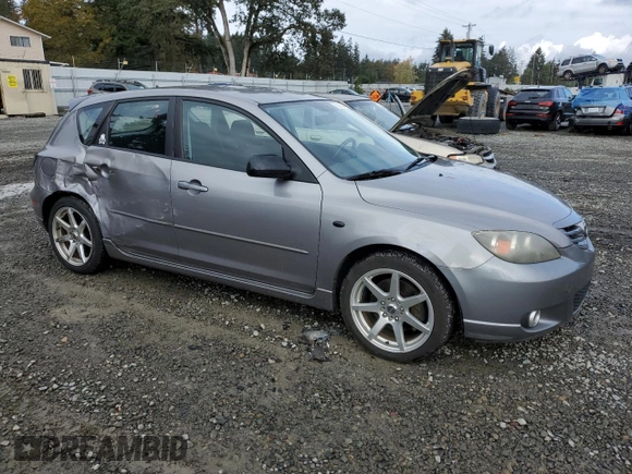 2006 Mazda 3 s with VIN JM1BK143961411266, listed as a Copart auction lot 78256744 with 128,902 mi miles and Salvage Title. Bid and sale history available at carsss.com. Image 4.