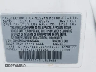 2021 Nissan Kicks SR z VIN 3N1CP5DV2ML563428, wystawiony jako IAAI lot #41658351 z przebiegiem 16 354 mil mil oraz . Historia ofert i sprzedaży dostępna na DreamBid. Obrazek 9.