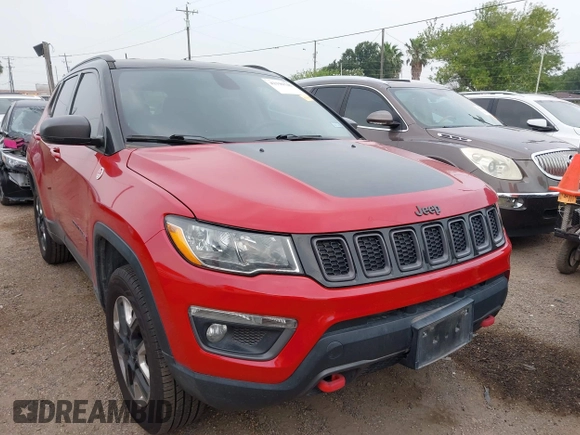 2018 Jeep Compass Trailhawk с VIN 3C4NJDDB2JT441607, выставлен на аукционе IAAI как лот 42196745 с пробегом 95 063 миль миль и . История ставок и продаж доступна на DreamBid. Изображение 1.