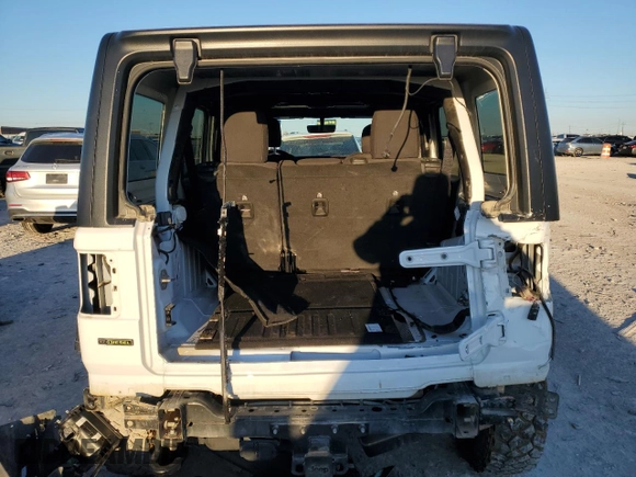 2022 Jeep Wrangler Unlimited Willys Sport with VIN 1C4HJXDM7NW145806, listed as a Copart auction lot 46851705 with 28,357 mi miles and Salvage Title. Bid and sale history available at DreamBid. Image 6.