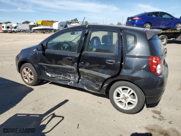 2009 Chevrolet Aveo LT w/2LT with VIN KL1TG66E29B347370, listed as a Copart auction lot 72695624 with 129,479 mi miles and Salvage Title. Bid and sale history available at carsss.com. Image 2.
