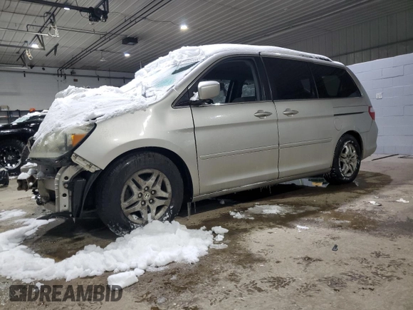 2006 Honda Odyssey EX with VIN 5FNRL38476B442534, listed as a Copart auction lot 44489865 with 0 mi miles and Salvage Title. Bid and sale history available at carsss.com. Image 1.