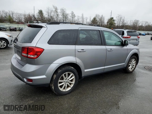 2017 Dodge Journey SXT z VIN 3C4PDDBG5HT578436, wystawiony jako Copart lot #52572175 z przebiegiem 70 111 mil mil oraz Czysty tytuł • Clean title. Historia ofert i sprzedaży dostępna na DreamBid. Obrazek 3.