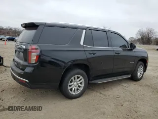 2022 Chevrolet Tahoe LT with VIN 1GNSKNKD4NR256426, listed as a Copart auction lot 48668185 with Not provided miles and Salvage title. Bid and sale history available at DreamBid. Image 3.