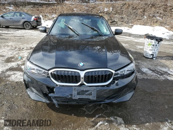 2023 BMW 3 Series 330i xDrive with VIN 3MW89FF09P8D76308, listed as a Copart auction lot 45942695 with 0 mi miles and Salvage Title. Bid and sale history available at carsss.com. Image 5.