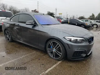 2018 BMW 2 Series M240i with VIN WBA2J5C57JVC07287, listed as a Copart auction lot 40812584 with 54,746 mi miles. Bid and sale history available at carsss.com. Image 4.