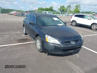 2005 Honda Accord LX with VIN 3HGCM56445G701556, listed as a IAAI auction lot 42642113 with 202,499 mi miles and . Bid and sale history available at DreamBid. Image 1.