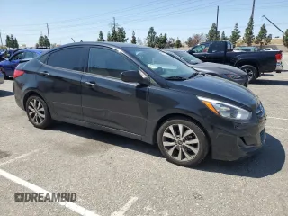2017 Hyundai Accent SE with VIN KMHCT4AE7HU352692, listed as a Copart auction lot 52032705 with 95,820 mi miles and Salvage Title. Bid and sale history available at carsss.com. Image 4.