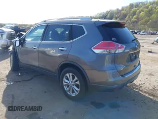2016 Nissan Rogue SV with VIN KNMAT2MV3GP680555, listed as a IAAI auction lot 42032745 with 164,986 mi miles. Bid and sale history available at carsss.com. Image 3.
