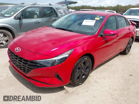 2023 Hyundai Elantra SEL with VIN 5NPLM4AG1PH098568, listed as a IAAI auction lot 42092743 with 26,656 mi miles and . Bid and sale history available at DreamBid. Image 2.