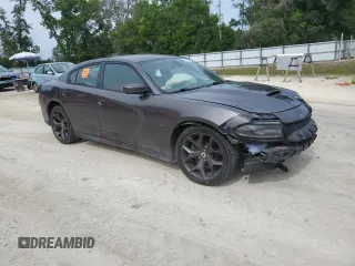 2017 Dodge Charger R/T with VIN 2C3CDXCT1HH642271, listed as a Copart auction lot 53774095 with 144,755 mi miles and Salvage Title. Bid and sale history available at DreamBid. Image 4.