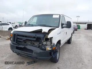 2013 Ford Econoline Cargo Commercial with VIN 1FTNE2EW9DDB02704, listed as a IAAI auction lot 42596289 with 243,629 mi miles and . Bid and sale history available at DreamBid. Image 6.