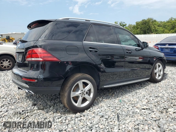 2018 Mercedes-Benz GLE 350 with VIN 4JGDA5JB1JB130351, listed as a Copart auction lot 59286655 with Not provided miles and Non repairable. Bid and sale history available at DreamBid. Image 3.
