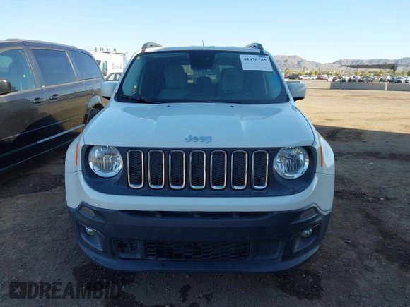 2015 Jeep Renegade Latitude with VIN ZACCJABH3FPC16382, listed as a IAAI auction lot 41858285 with 163,408 mi miles. Bid and sale history available at carsss.com. Image 12.