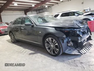 2017 Cadillac CT6 Platinum AWD with VIN 1G6KN5R67HU183399, listed as a Copart auction lot 42323205 with 62,782 mi miles and Salvage title. Bid and sale history available at DreamBid. Image 4.