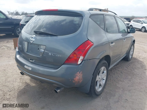 2005 Nissan Murano SL with VIN JN8AZ08W85W426305, listed as a IAAI auction lot 41746532 with 137,040 mi miles. Bid and sale history available at carsss.com. Image 4.