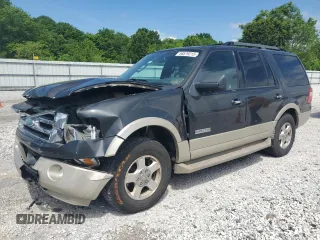 2007 Ford Expedition Eddie Bauer с VIN 1FMFU18527LA00560, выставлен на аукционе Copart как лот 56579215 с пробегом 156 465 миль миль и Списание • Salvage title. История ставок и продаж доступна на DreamBid. Изображение 1.