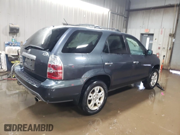 2004 Acura MDX Touring Pkg RES w/Nav with VIN 2HNYD18974H557015, listed as a Copart auction lot 41513955 with 202,736 mi miles and Salvage Title. Bid and sale history available at carsss.com. Image 3.