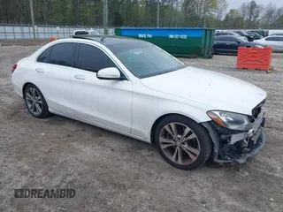 2015 Mercedes-Benz C 300 with VIN 55SWF4JB0FU085110, listed as a IAAI auction lot 41878764 with 115,326 mi miles and . Bid and sale history available at carsss.com. Image 1.