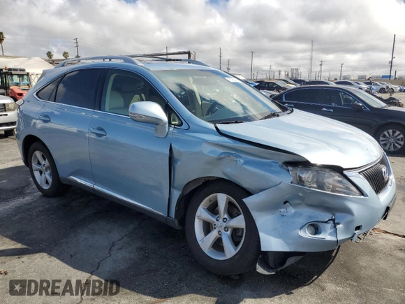 2010 Lexus RX 350 with VIN 2T2ZK1BA0AC025903, listed as a Copart auction lot 48790205 with 214,448 mi miles and Salvage Title. Bid and sale history available at DreamBid. Image 4.