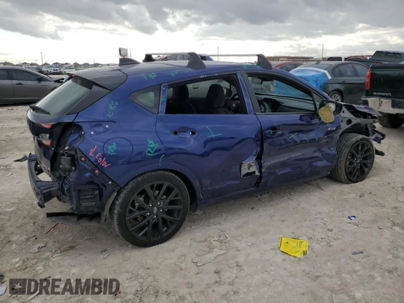 2024 Subaru Impreza RS with VIN JF1GUHHC0R8245191, listed as a Copart auction lot 85247954 with 12,075 mi miles and Salvage Title. Bid and sale history available at carsss.com. Image 3.