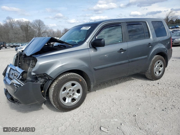 2011 Honda Pilot LX with VIN 5FNYF4H29BB003904, listed as a Copart auction lot 47729005 with 225,463 mi miles and Salvage Title. Bid and sale history available at carsss.com. Image 1.