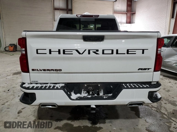 2023 Chevrolet Silverado 1500 RST with VIN 1GCUDEE84PZ170062, listed as a Copart auction lot 89120845 with 25,195 mi miles and Salvage Title. Bid and sale history available at DreamBid. Image 6.