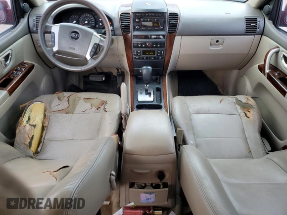 2005 Kia Sorento LX with VIN KNDJD733655498495, listed as a Copart auction lot 78982324 with 160,919 mi miles and Salvage Title. Bid and sale history available at carsss.com. Image 8.