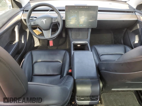 2021 Tesla Model 3 Long Range with VIN 5YJ3E1EB8MF003072, listed as a Copart auction lot 45596845 with 72,862 mi miles and Salvage Title. Bid and sale history available at DreamBid. Image 8.