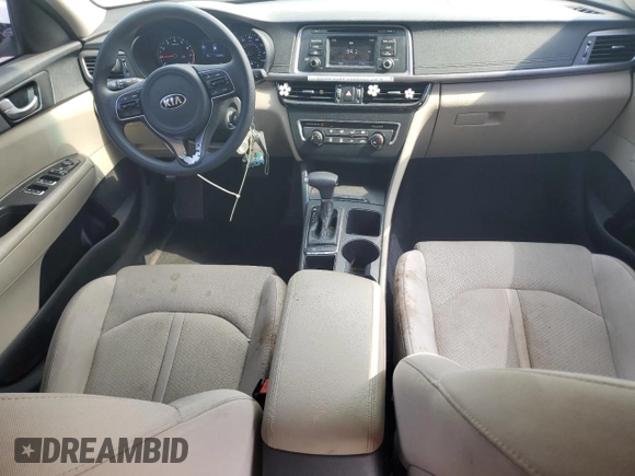 2016 Kia Optima LX with VIN 5XXGT4L36GG057136, listed as a Copart auction lot 56056965 with 118,478 mi miles and Salvage title. Bid and sale history available at DreamBid. Image 8.