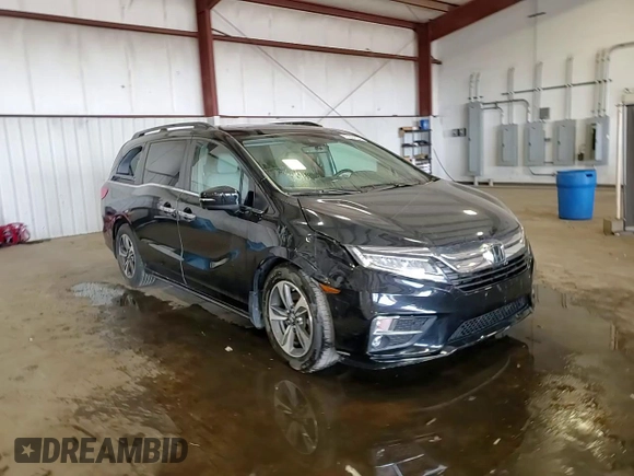 2020 Honda Odyssey Touring with VIN 5FNRL6H87LB006802, listed as a Copart auction lot 75322104 with 49,309 mi miles and Salvage Title. Bid and sale history available at DreamBid. Image 14.