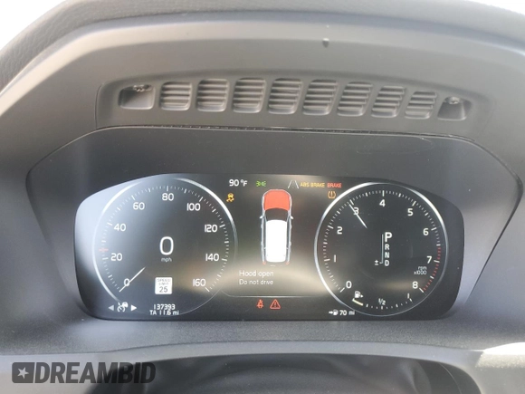 2019 Volvo XC90 Momentum with VIN YV4A22PK1K1457475, listed as a Copart auction lot 52974925 with 137,393 mi miles and Salvage Title. Bid and sale history available at carsss.com. Image 9.
