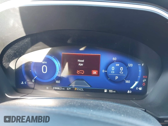 2020 Ford Escape SE Sport Hybrid with VIN 1FMCU0BZ1LUB50043, listed as a IAAI auction lot 41688056 with 37,898 mi miles and . Bid and sale history available at carsss.com. Image 7.