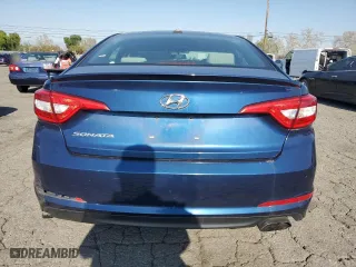 2017 Hyundai Sonata 2.4L with VIN 5NPE24AF5HH444080, listed as a Copart auction lot 50328685 with 128,132 mi miles and Salvage Title. Bid and sale history available at carsss.com. Image 6.