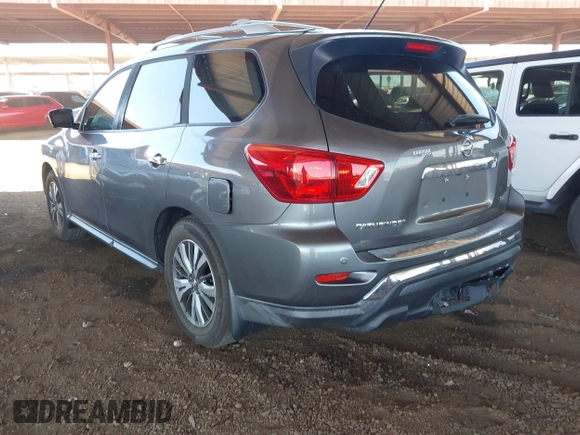 2017 Nissan Pathfinder S with VIN 5N1DR2MN1HC637381, listed as a IAAI auction lot 42101268 with 76,215 mi miles and . Bid and sale history available at DreamBid. Image 3.