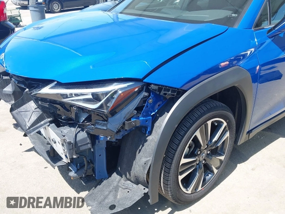 2022 Lexus UX with VIN JTHX3JBH0N2049742, listed as a IAAI auction lot 41917341 with 18,728 mi miles. Bid and sale history available at carsss.com. Image 18.