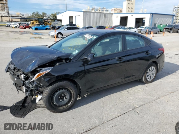 2021 Hyundai Accent SE with VIN 3KPC24A60ME151046, listed as a Copart auction lot 72767382 with 36,466 mi miles. Bid and sale history available at carsss.com. Image 1.
